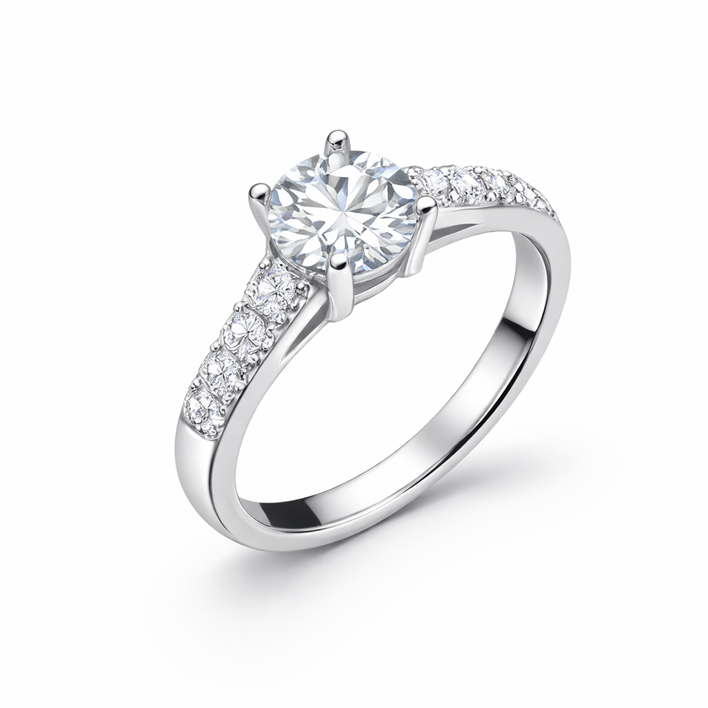 Aura Silver Ring by Celezia